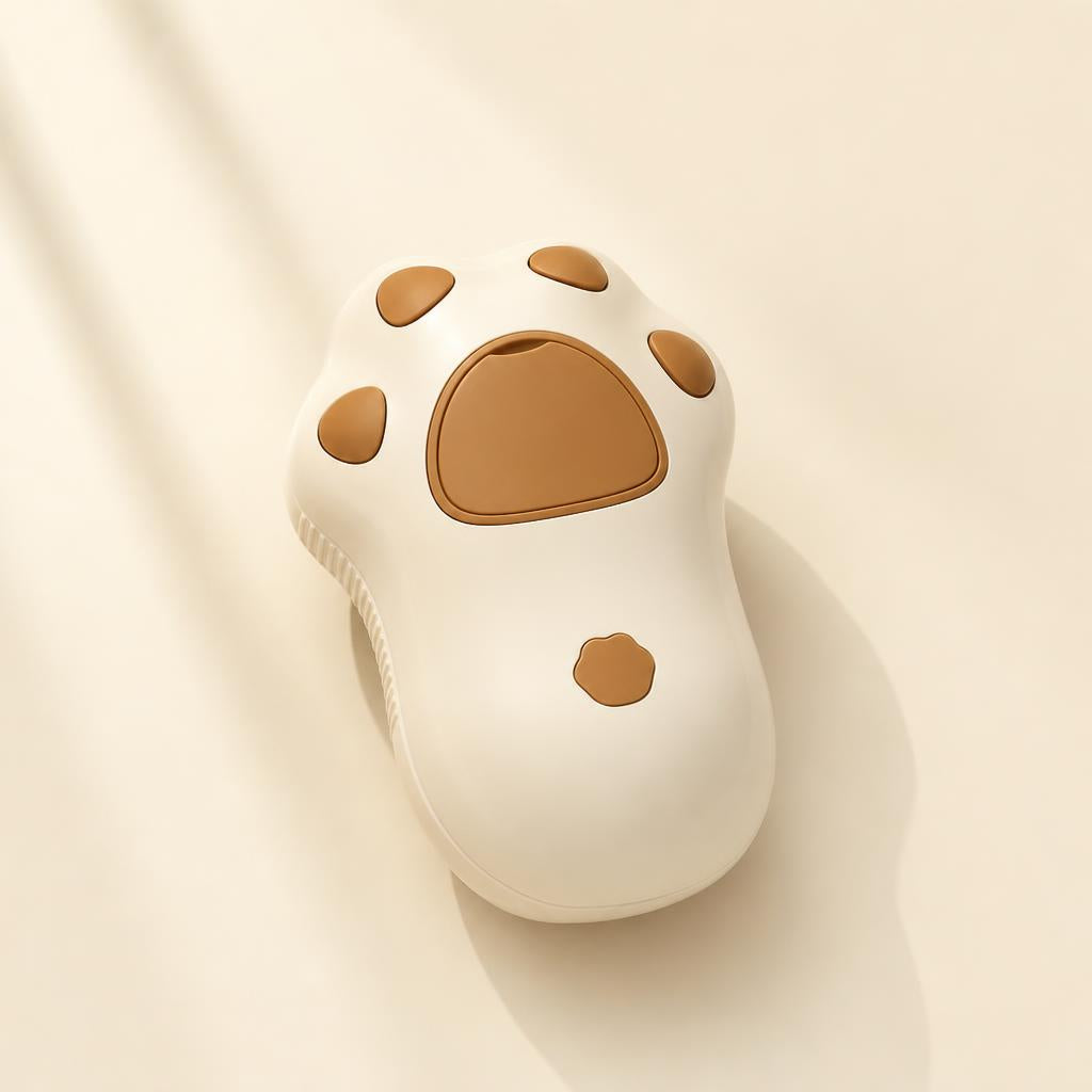 Velvet Paw steam brush in cream